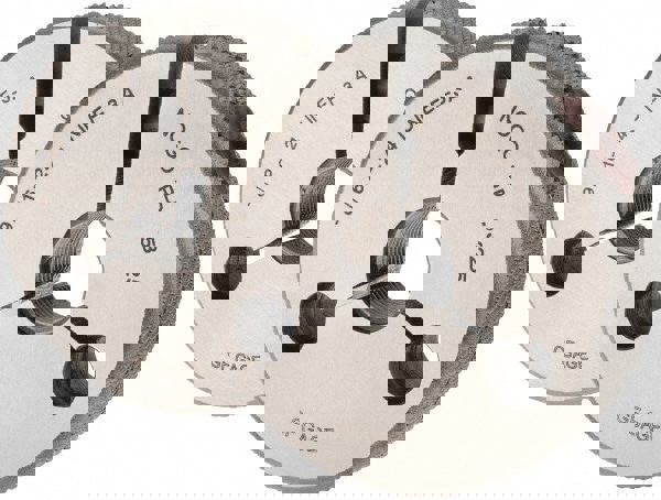 Threaded Ring Gage: 9/16-24 Thread, UNEF, Class 3A, Go & No Go